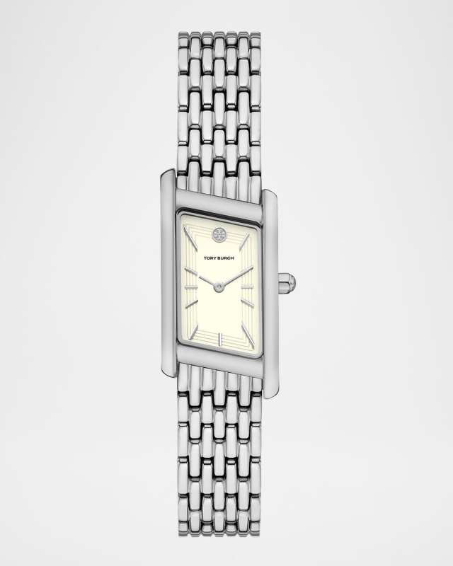 The Eleanor Slanted Two-Hand Stainless Steel Watch